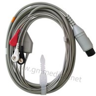 یک کابل ECG با یک قطعه با مانیتور بیمار 3 عدد