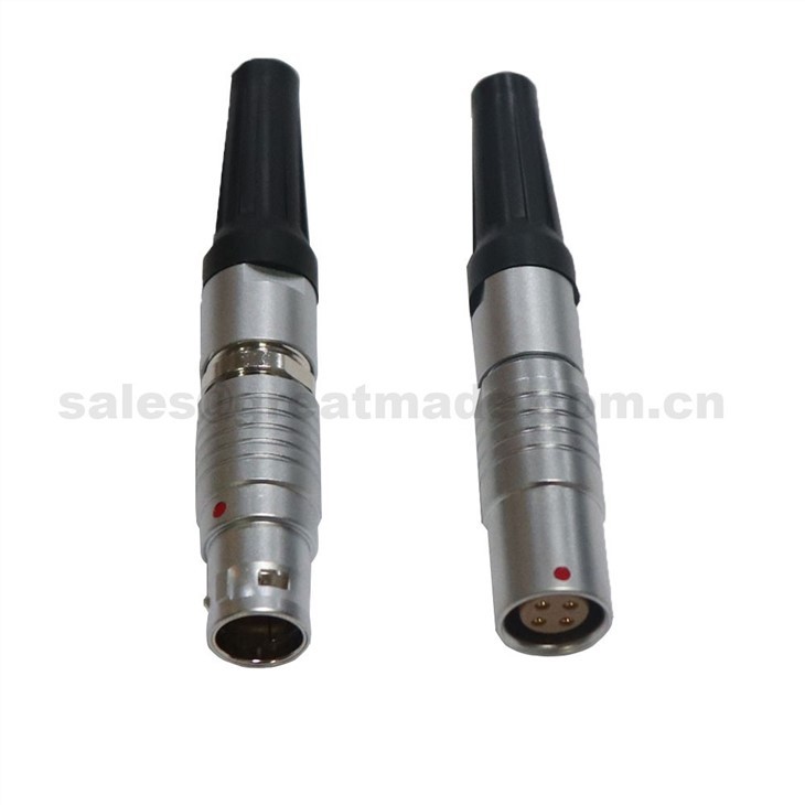 FGG PHG 2B Series 304 Push-Pull Self-locking Metal Straight Plug/ Free Socket Connector